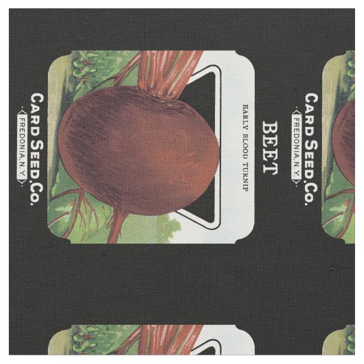 Etikett für Rübenfutter Stoff (Nahaufnahme)