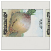 Etikett für Rübenkernpackungen Stoff (Nahaufnahme)