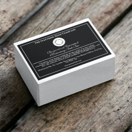 Etikett für schwarz-weiß-wasserdichte Seife