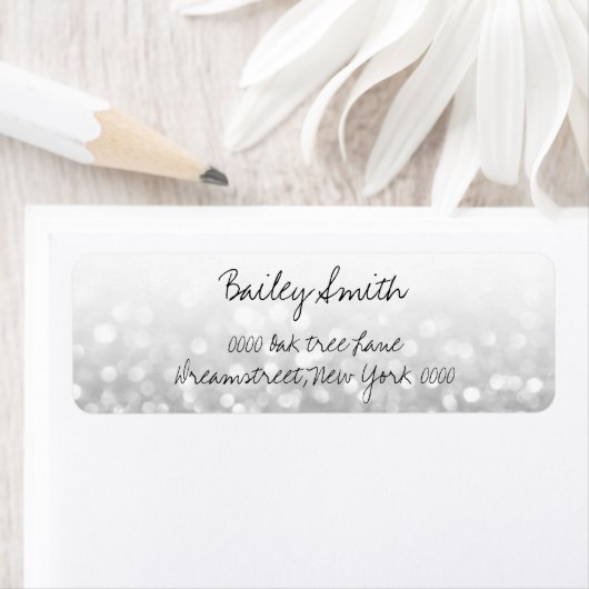 Etikett für Silver Glitzer (Insitu)