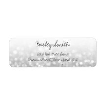 Etikett für Silver Glitzer