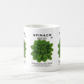 Etikett für Spinatsamenpackung Kaffeetasse (Mittel)