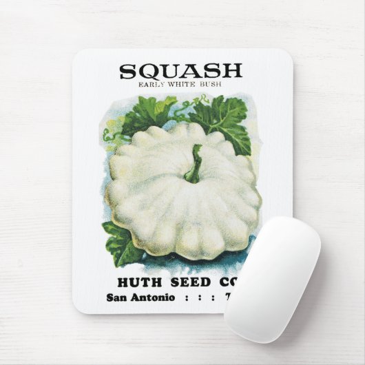 Etikett für Squash-Saatgut Mousepad (Mit Mouse)