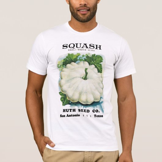 Etikett für Squash-Saatgut T-Shirt (Vorderseite)