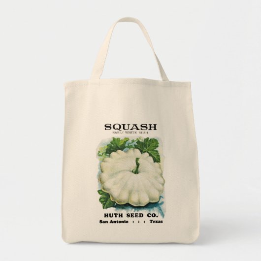 Etikett für Squash-Saatgut Tragetasche (Vorne)