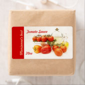 Etikett für Tomate oder Nudelsoße (Insitu)