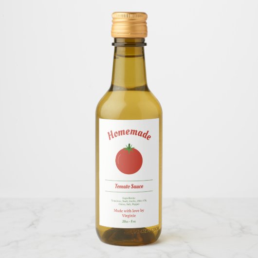 Etikett für Tomato Sauce (Vorderseite)