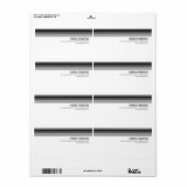 Etikett für Tonstreifen (Vorne)