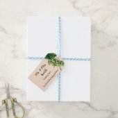 Etikett für Traubenmobse mit individualisierbarem Geschenkanhänger (Mit Garn)