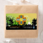 Etikett für Tribeadelic-Platten (Insitu)