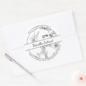 Etikett für Vanilla Extract Runder Aufkleber (Umschlag)