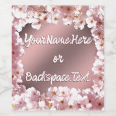 Etikett für Viel Glück-Flaschen mit dem Etikett fü (Einzelnes Label)