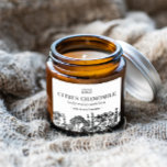 Etikett für Vintage Botanische Kerze oder Bath Rechteckiger Aufkleber<br><div class="desc">Etikett für Vintage Botanische Kerze oder Bath</div>