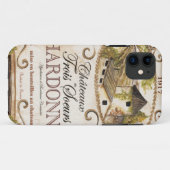 Etikett für Vintage-Chardonnay Case-Mate iPhone Hülle (Rückseite (Horizontal))