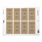 Etikett für Vintage Leinenblütenhonigklee (Vorne)