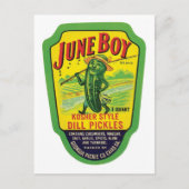 Etikett für Vintage Pickeln Postkarte (Vorderseite)