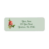 Etikett für Vintage Rose (Vorne)