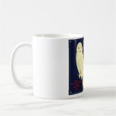 Etikett für Vintage Schneeauuläpfel Kaffeetasse (Links)