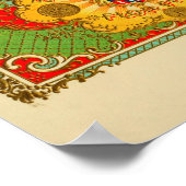 Etikett für Vintage Zigarrenboxen Poster (Ecke)