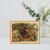 Etikett für Vintage Zigarrenboxen Postkarte (Stehend Vorderseite)