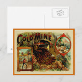 Etikett für Vintage Zigarrenboxen Postkarte (Vorne/Hinten)