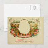 Etikett für Vintage Zigarrenboxen Postkarte (Vorne/Hinten)