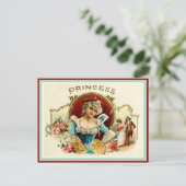 Etikett für Vintage Zigarrenboxen Postkarte (Stehend Vorderseite)