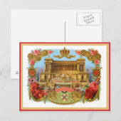 Etikett für Vintage Zigarrenboxen Postkarte (Vorne/Hinten)