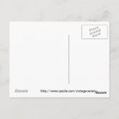 Etikett für Vintage Zigarrenboxen Postkarte (Rückseite)