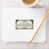 Etikett für Vintages Pergament Adressaufkleber (Insitu)