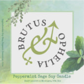 Etikett für Vinyl-Aufkleber mit individueller Auss (Vorderseite)