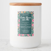 Etikett für wasserdichte Blumenkosmetik (Vorderseite)