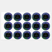 Etikett für wasserdichte Lavendelbade und Kosmetik (Blatt)