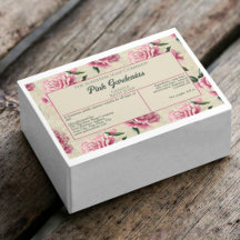 Etikett für wasserdichte rosa Gardenias-Seifenverp
