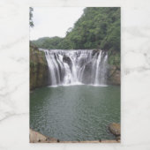 Etikett für Wasserfall-Lebensmittelbehälter (Einzelnes Label)