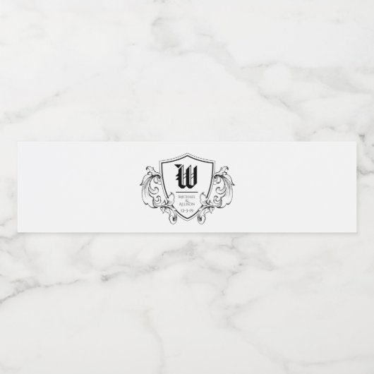 Etikett für Wasserflaschen (Einzelnes Label)