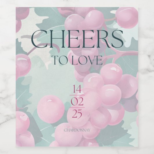 Etikett für Weinflaschen (Einzelnes Label)