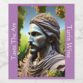 Etikett für Weinflaschen (8,9 cm x 10,2 cm) (Einzelnes Label)