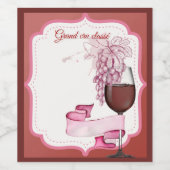 ETIKETT FÜR WEINFLASCHEN MIT ETIKETTEN (Einzelnes Label)