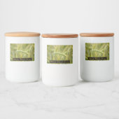 Etikett für Weizenmehl für die Küchenaufbewahrung (Flaschen)