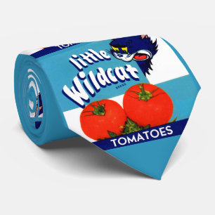 Etikett für Wildcat-Tomaten Krawatte