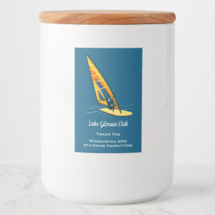 Etikett für Windsurfnahrung