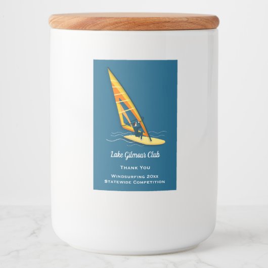 Etikett für Windsurfnahrung (Vorderseite)