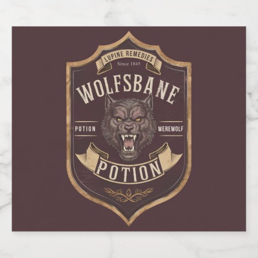 Etikett für Wolfsbane (Einzelnes Label)