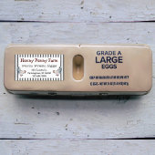 Etikett "Gezüchtete Hühner"