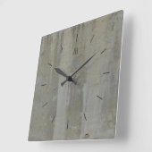 ETIKETT KONKRET ANGEGEBEN | Industrieeinrichtung Quadratische Wanduhr (Winkel)