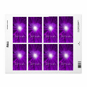 Etikett "lila Herz" (Vorne)