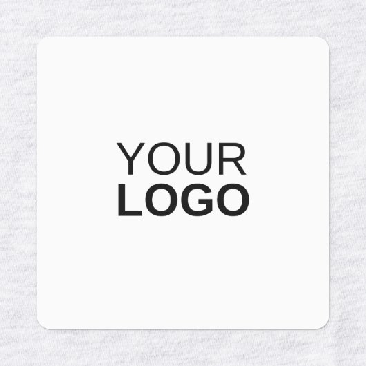 Etikett mit mittelquadratischem Eisen (Design 2)