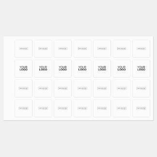 Etikett mit mittelquadratischem Eisen