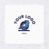 Etikett mit mittelquadratischem Eisen (Design 2)